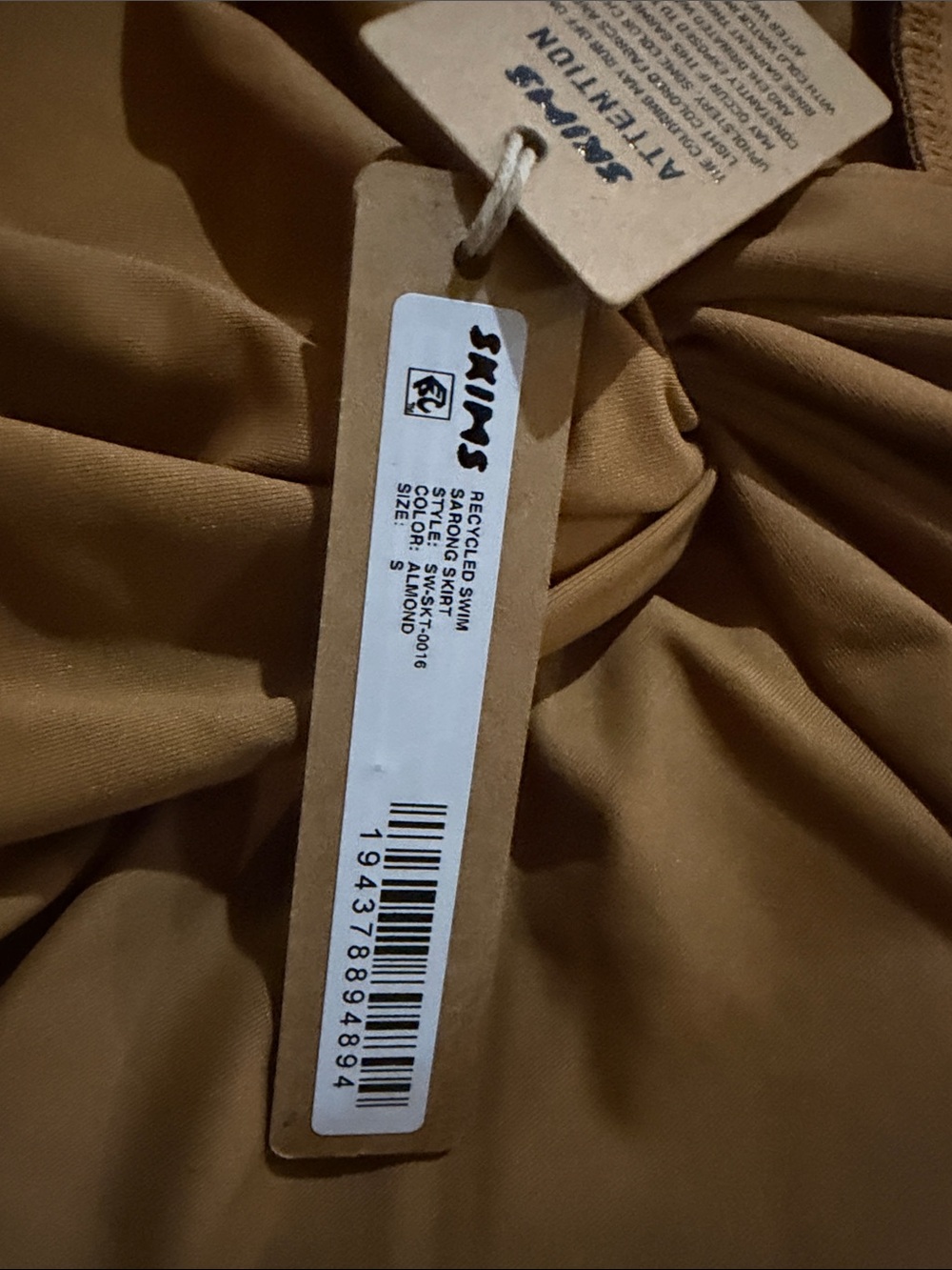 SKIMS Camel High-Low Twist Maxi Skirt - Picture 5 of 7